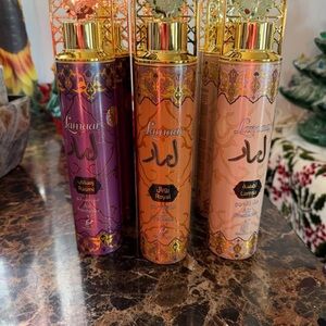 Lamar air fresheners Set  of 9 Purple, Orange, Gold. 3 different scents.